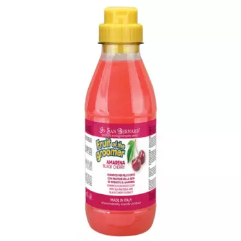 Iv San Bernard Fruit of the Grommer Black Cherry Шампунь для короткой шерсти с протеинами шелка, 500 мл
