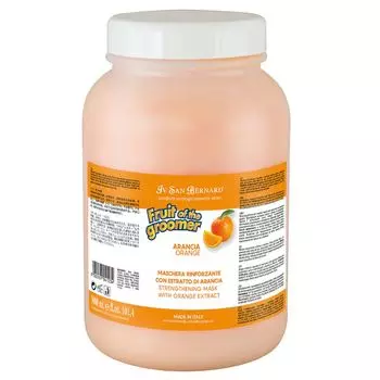 Iv San Bernard Fruit of the Grommer Orange Восстанавливающая маска для слабой выпадающей шерсти с силиконом, 3 л