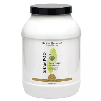 Iv San Bernard Traditional Line Green Apple Шампунь для длинной шерсти, 3 л