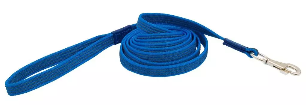 Каскад Поводок нейлон с латексной нитью двухсторонний 20мм*7м синий