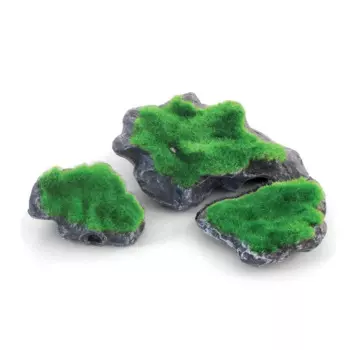 Laguna Декорация Мшистые камни, (набор 3 шт), 57мм, 67мм,103мм