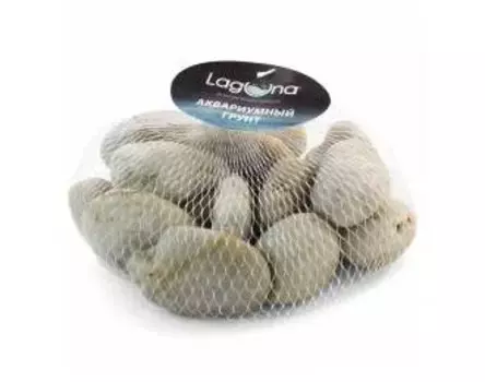 Laguna Галька серая S/GM, 1кг, 30-60мм