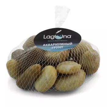 Laguna Галька желтая S/YM, 1кг, 30-60мм