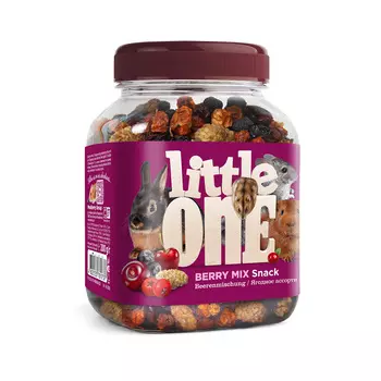 Little One Лакомство для всех видов грызунов Ягодное ассорти, 180 гр.