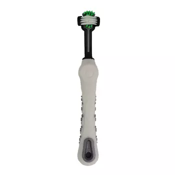 M-PETS Зубная щетка 3D с тремя головками для собак, 17х2,3 см