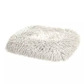 Maisonnette Подушка-лежанка для кошек и собак 35х35х5см Скандинавия маленькая из искусственного меха ламы