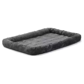 Midwest Лежанка Pet Bed меховая серая, 61х46 см