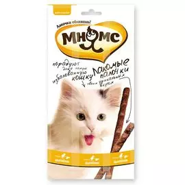 Мнямс Лакомство Палочки с цыпленком и печенью (3х5 гр.) для кошек