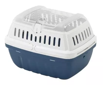 Moderna Переноска для грызунов среднего размера Hipster Large, 38х23х23 см, синий