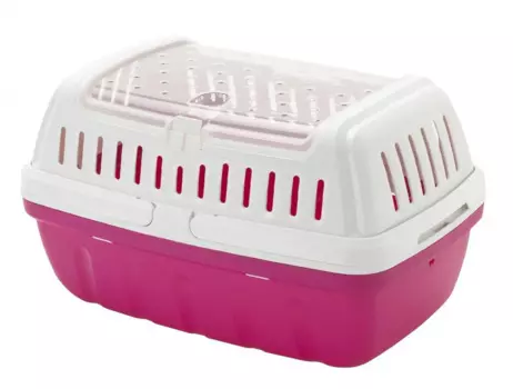 Moderna Переноска для средних грызунов Hipster large розовый