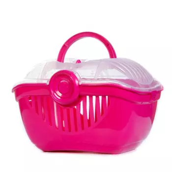 Moderna Переноска для средних и крупных грызунов Top runner medium цвет розовый