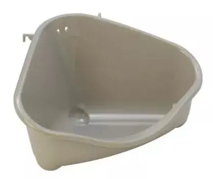 Moderna Туалет угловой для грызунов мелких размеров, 18,4х12,4х10 см, серый