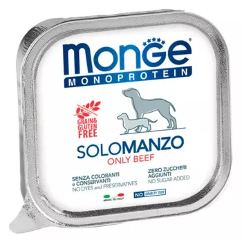 Monge Monoprotein консервы для собак, с говядиной, 150 г