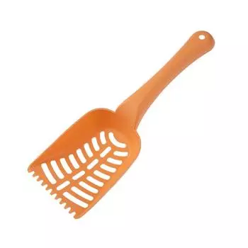 MP Bergamo Совок для кошачьего туалета, 27х4х9 см, оранжевый