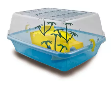 MP Bergamo Террариум закрытый, 47х36х23 см, голубой