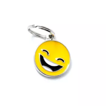 My family Charms Смайлик Улыбка адресник цветной средний