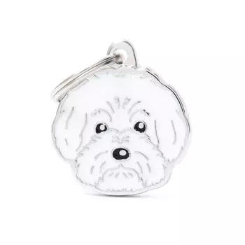 My family My Family Colors Итальянская болонка адресник цветной средний