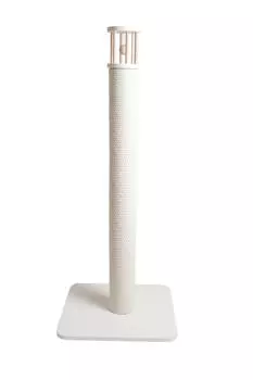 Mysnoopy Когтеточка MYSNOOPY Big Post 110 см в белом цвете