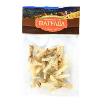Награда Лакомство для собак Куриные Лапки