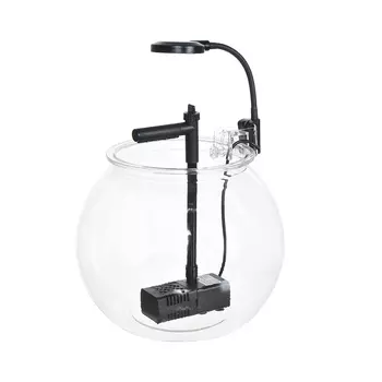 Naribo Аквариум-шар пластиковый с фильтром и оборудованием для рыбки петушка A-100, 4 л