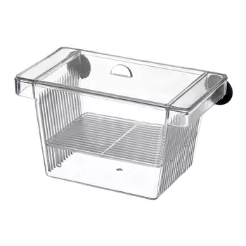 Naribo Отсадник с перегородкой для аквариумных рыб, 12,5x7x7 см