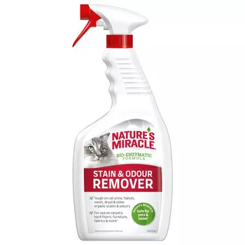 Nature's Miracle Stain Odour Remover Спрей уничтожитель пятен и запахов кошек универсальный, 709 мл