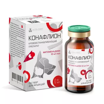 Nita-farm Конафлион Раствор для инъекций кровоостанавливающий, 10 мл