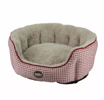 Nobby Лежак мягкий Xaver для кошек и собак мелких и средних пород, 65х57х22 см, красный