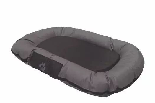 Nobby Лежак мягкий RENO 69х50х9см серый/черный