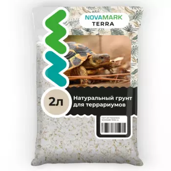 NovaMark Грунт для террариума Бумажная целлюлоза, 2 л