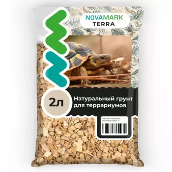 NovaMark Грунт для террариума Щепа бука, 2л