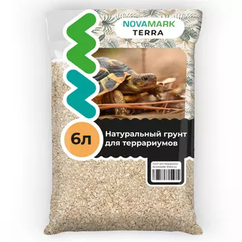 NovaMark Грунт для террaриумных живoтных Ракушечник, 6 л