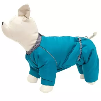 Osso Комбинезон для собак Снежинка р.30 (кобель) изумруд