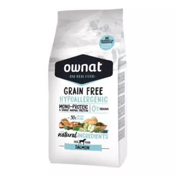 Ownat Grain Free Hypoallergenic Сухой корм гипоаллергенный для собак, с лососем, 3 кг