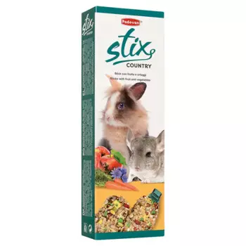 Padovan Stix Country Coniglietti Лакомство палочки для кроликов, морских свинок и шиншилл, 100 гр.