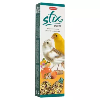 Padovan Stix Sweet Лакомство палочки с медом и яйцом для канареек, 80 гр.