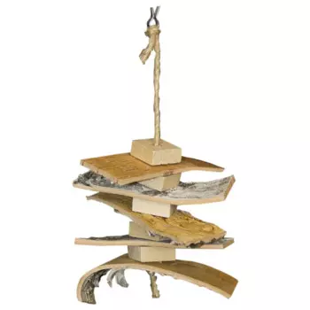 ParrotsLab Игрушка для птиц берестяная подвесная 22-25см