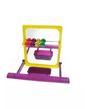 Penn Plax Кормушка для птиц внутренняя с зеркалом и счетами, шт