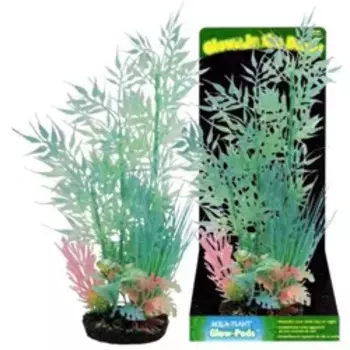 Penn Plax Растение-композиция для аквариума Бамбук светящееся 15 см