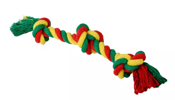 Pet hobby Игрушка для собак Канат, 29 мм, 3 узла, 63 см