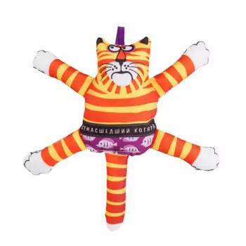 Pet Hobby Игрушка для собак Сумасшедший котяра, 20 см