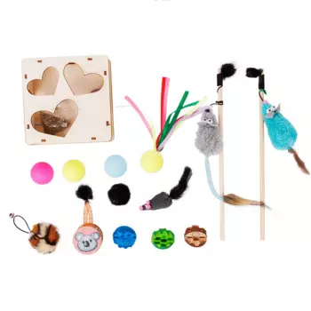 Pet Hobby Набор игрушек для кошек Годовой запас