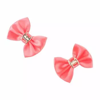 Petmax Бантики со вставкой для собак, 4х3,5 см, красный, 2 шт.