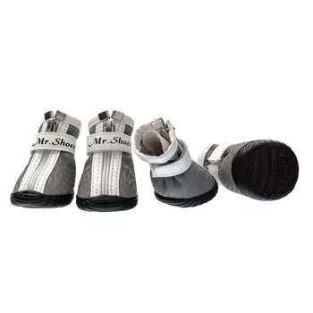 Petmax Ботинки для собак, XL, серые (унисекс)