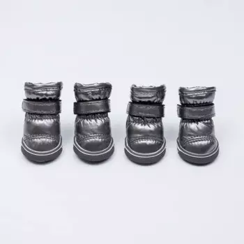 Petmax Ботинки-дутики для собак, 2, графит