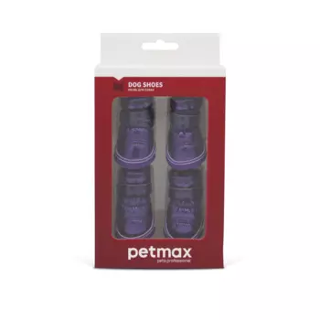 Petmax Ботинки-дутики для собак, L, фиолетовые