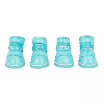 Petmax Ботинки-дутики для собак L зеленый (унисекс)