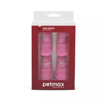 Petmax Ботинки-дутики для собак, XL, розовые