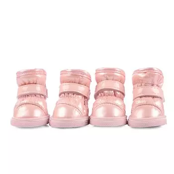 Petmax Ботинки-дутики для собак, 5, розовые