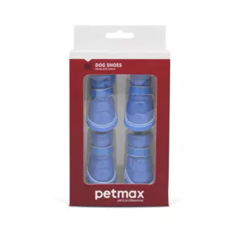 Petmax Ботинки-дутики для собак, L, синие